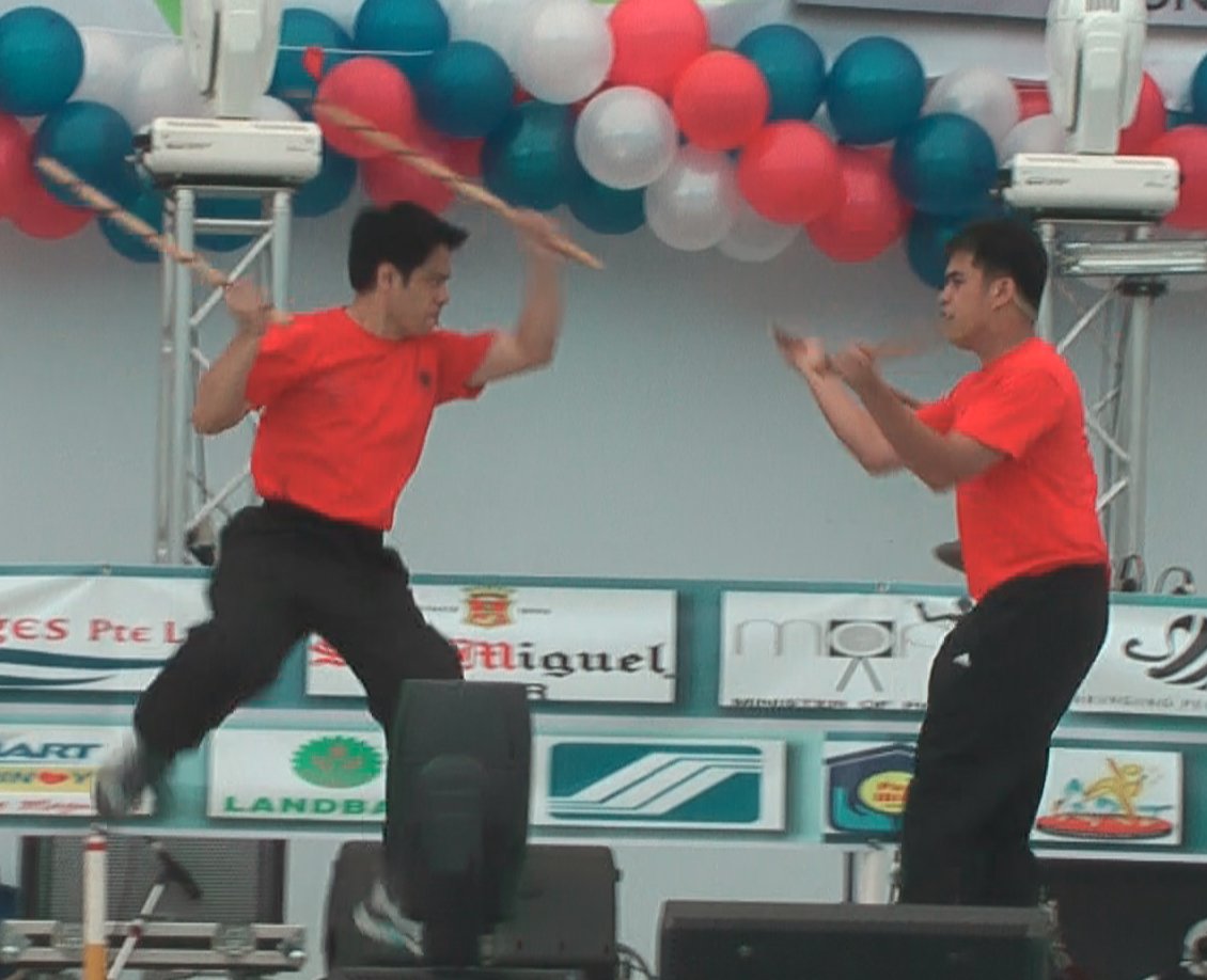 Figure 1: Arnis Two Stick Fighting Demonstration Arnis Two Stick Fighting Demonstration